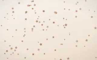Mocha Milk Stars II — light orange and white celestial background, variation II