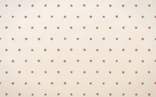 Mocha Milk Stars Tiled — light orange and white celestial background