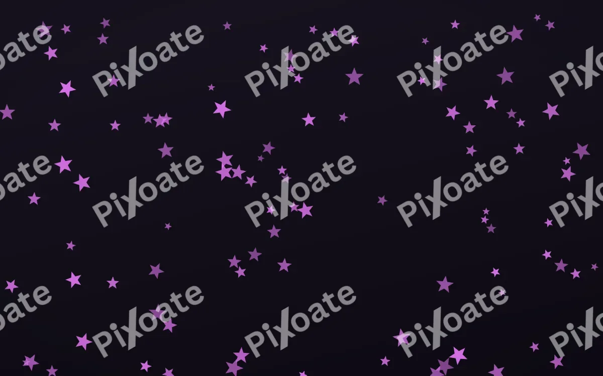 Neon Noir Stars — dark purple, teal and black celestial background
