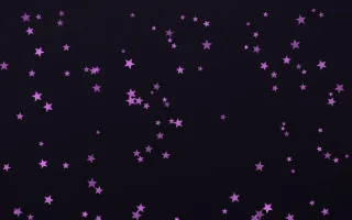 Neon Noir Stars — dark purple, teal and black celestial background