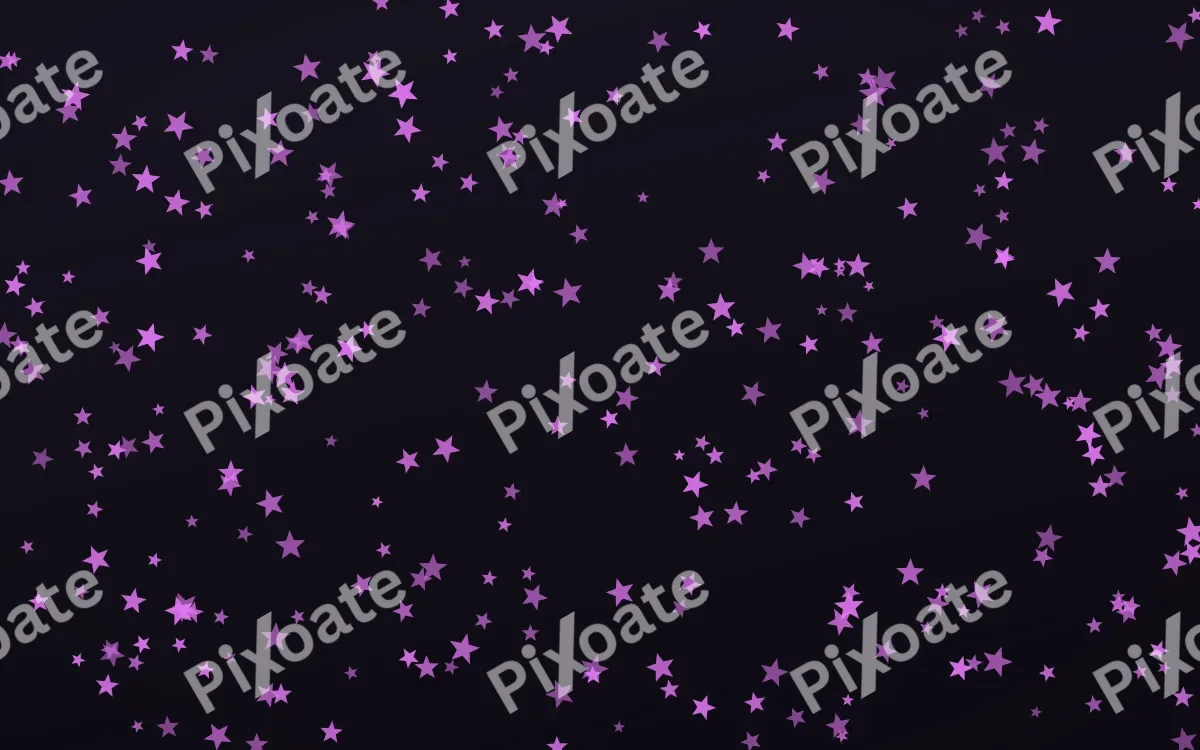 Neon Noir Stars Dense — dark purple, teal and black celestial background