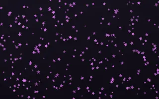 Neon Noir Stars Dense — dark purple, teal and black celestial background