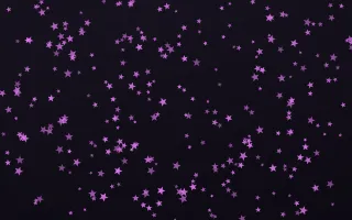 Neon Noir Stars Dense II — dark purple, teal and black celestial background, variation II