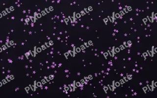 Neon Noir Stars Dense II — dark purple, teal and black celestial background, variation II