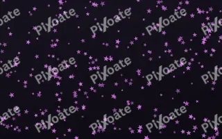 Neon Noir Stars Dense III — dark purple, teal and black celestial background, variation III