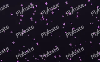 Neon Noir Stars III — dark purple, teal and black celestial background, variation III