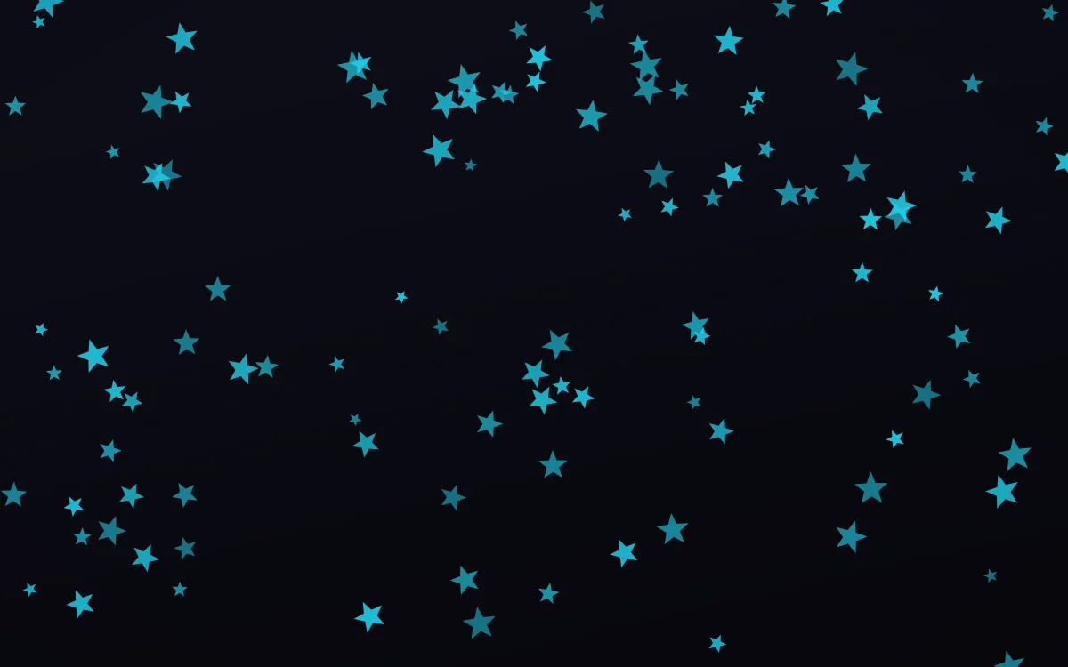 Neonline Stars — dark teal, pink and black celestial background