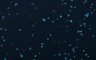 Ocean Ink Stars — dark blue celestial background