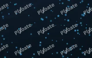 Ocean Ink Stars — dark blue celestial background