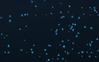 Ocean Ink Stars III — dark blue celestial background, variation III