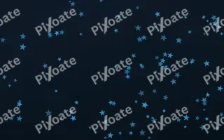 Ocean Ink Stars III — dark blue celestial background, variation III