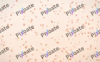 Peach Fuzz Stars Dense — light orange and white celestial background