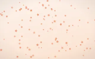 Peach Fuzz Stars II — light orange and white celestial background, variation II