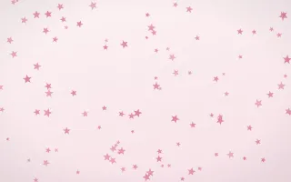 Rosewater Stars — light pink and white celestial background