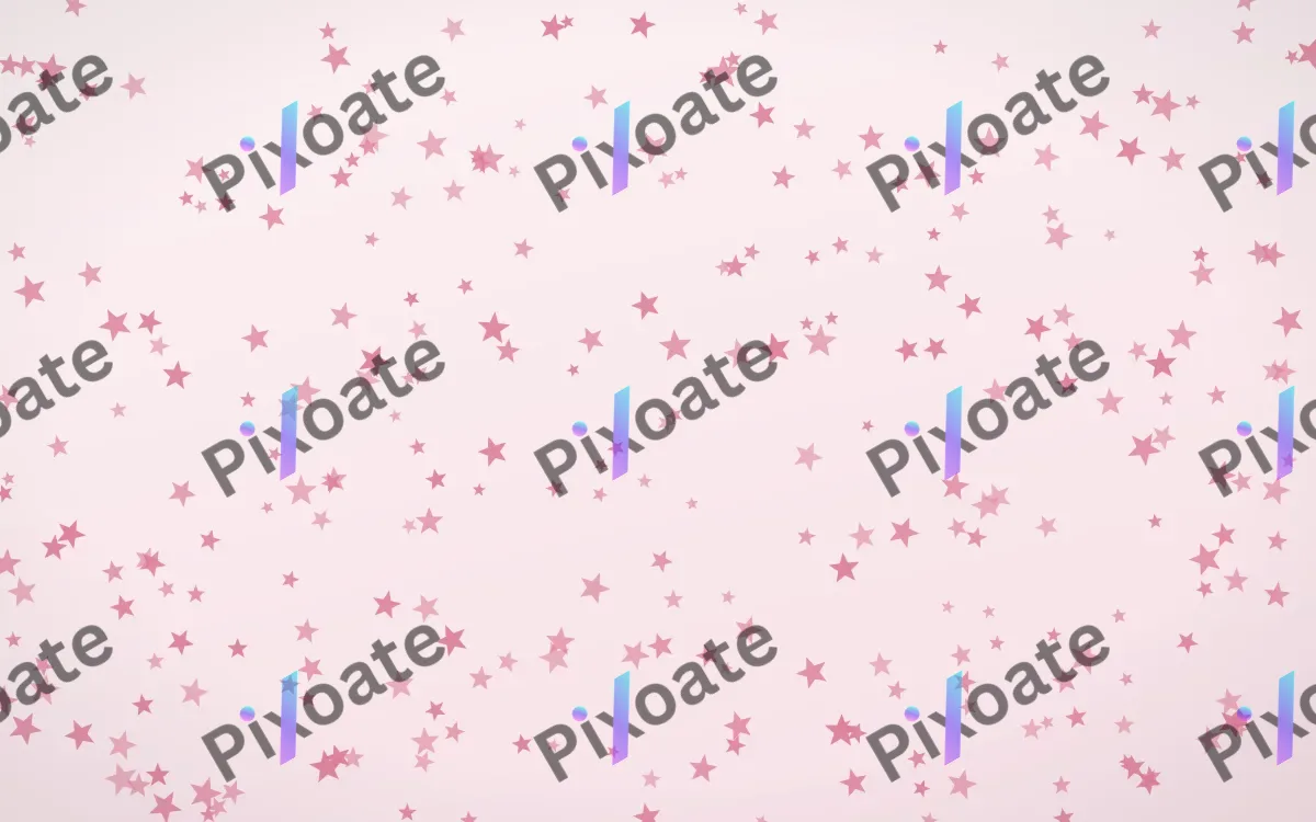 Rosewater Stars Dense — light pink and white celestial background