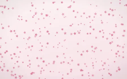 Rosewater Stars Dense — light pink and white celestial background