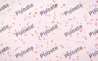 Rosewater Stars Dense II — light pink and white celestial background, variation II