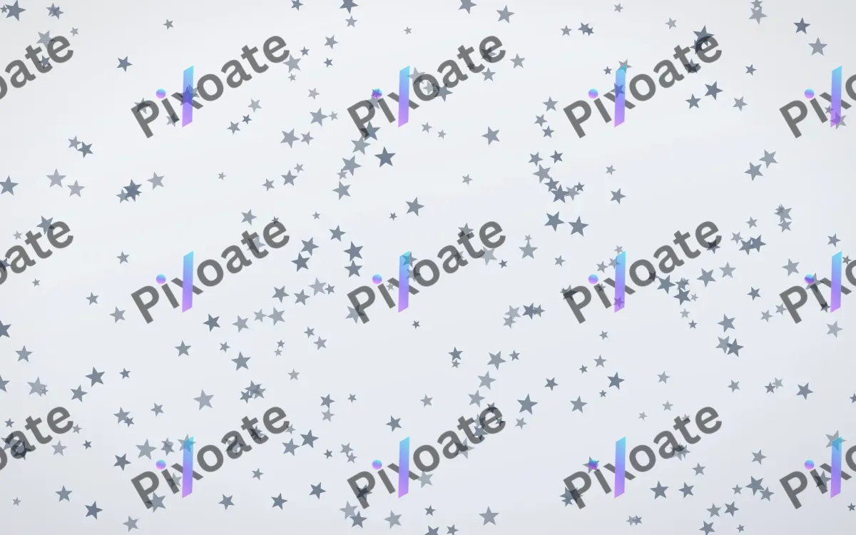 Slate Mist Stars Dense — light blue and white celestial background