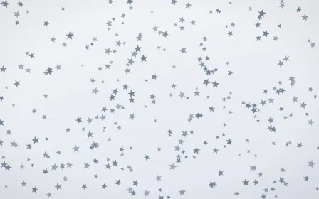 Slate Mist Stars Dense — light blue and white celestial background