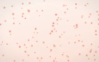 Sorbet Stars — light red, orange and white celestial background