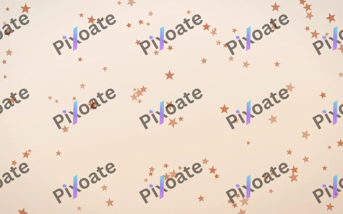 Terracotta Stars — light orange and beige celestial background