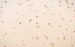 Terracotta Stars — light orange and beige celestial background