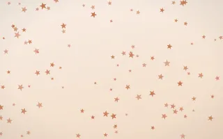 Terracotta Stars II — light orange and beige celestial background, variation II