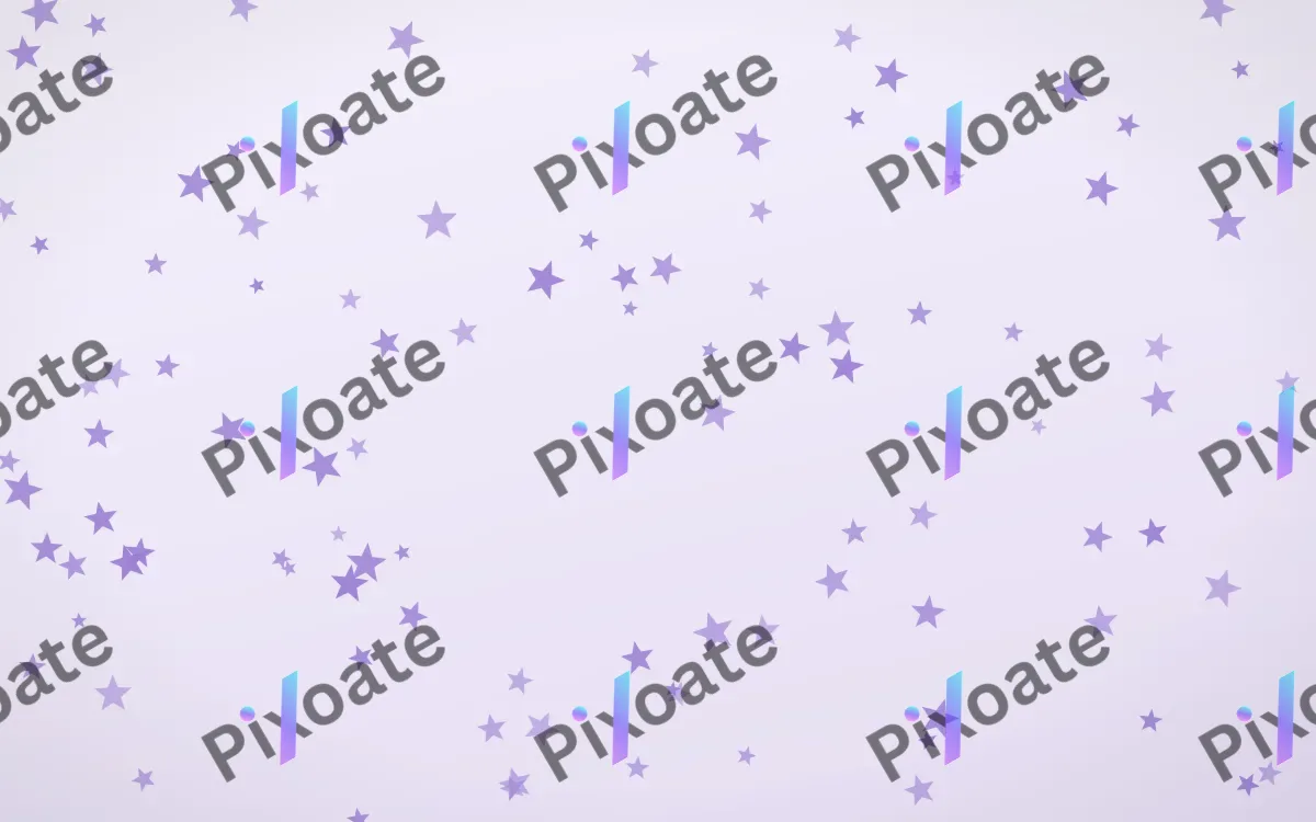 Wisteria Stars — light purple and white celestial background