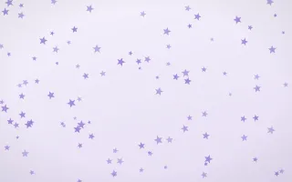 Wisteria Stars — light purple and white celestial background
