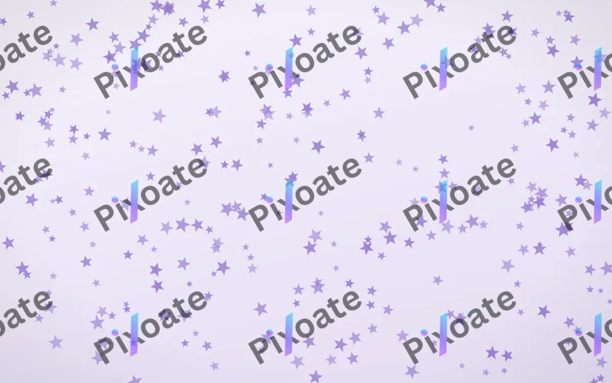 Wisteria Stars Dense — light purple and white celestial background