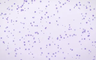 Wisteria Stars Dense — light purple and white celestial background
