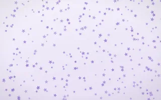 Wisteria Stars Dense III — light purple and white celestial background, variation III
