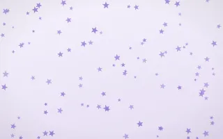 Wisteria Stars II — light purple and white celestial background, variation II