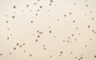 Cocoa Suns III Cocoa Suns III — light brown, orange and white celestial background, variation III