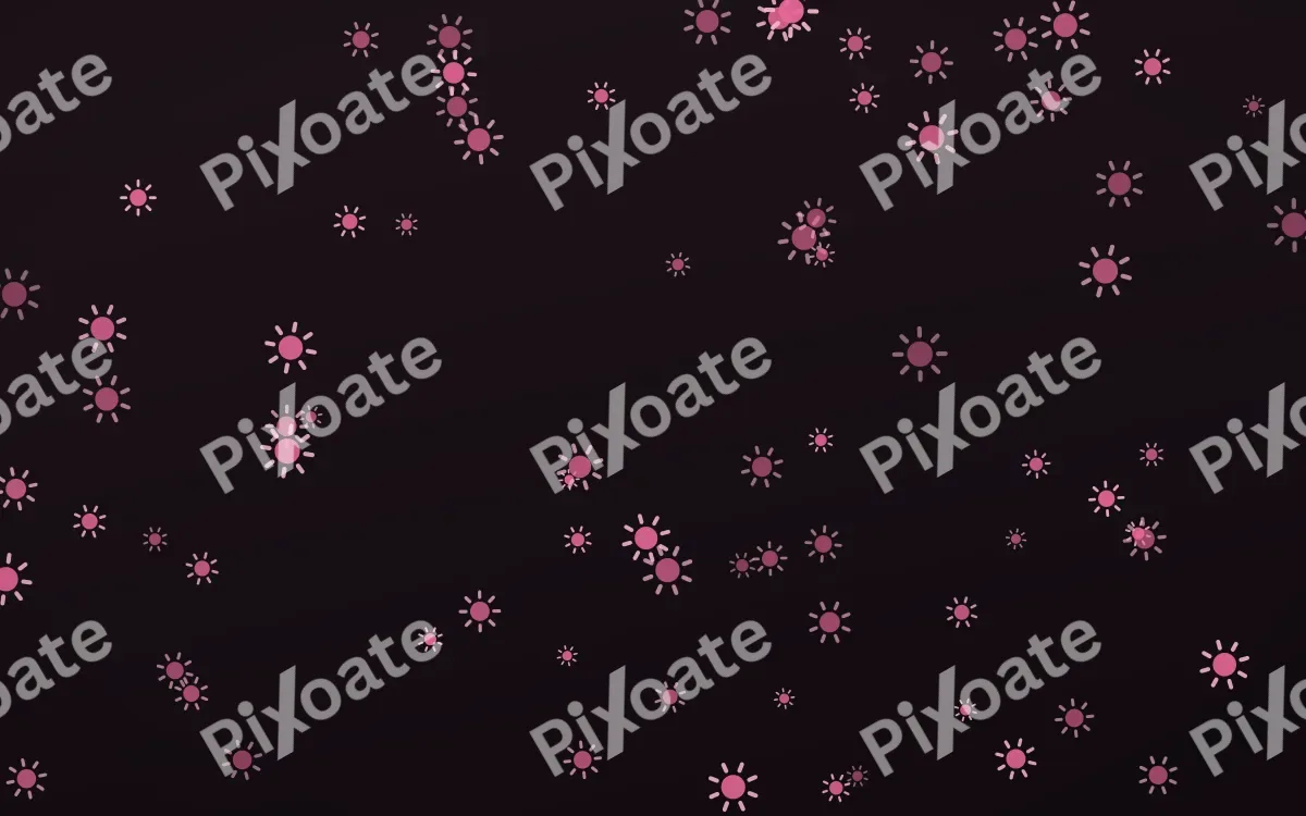 Flamingo Noir Suns — dark pink and black celestial background