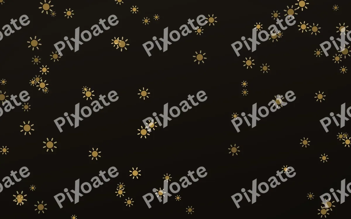 Golden Noir Suns — dark gold, yellow and black celestial background