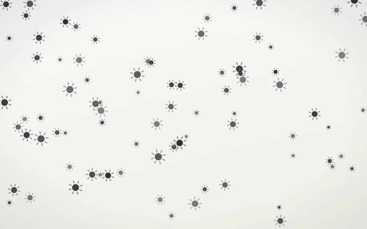 Inkline Suns — light grey and white celestial background