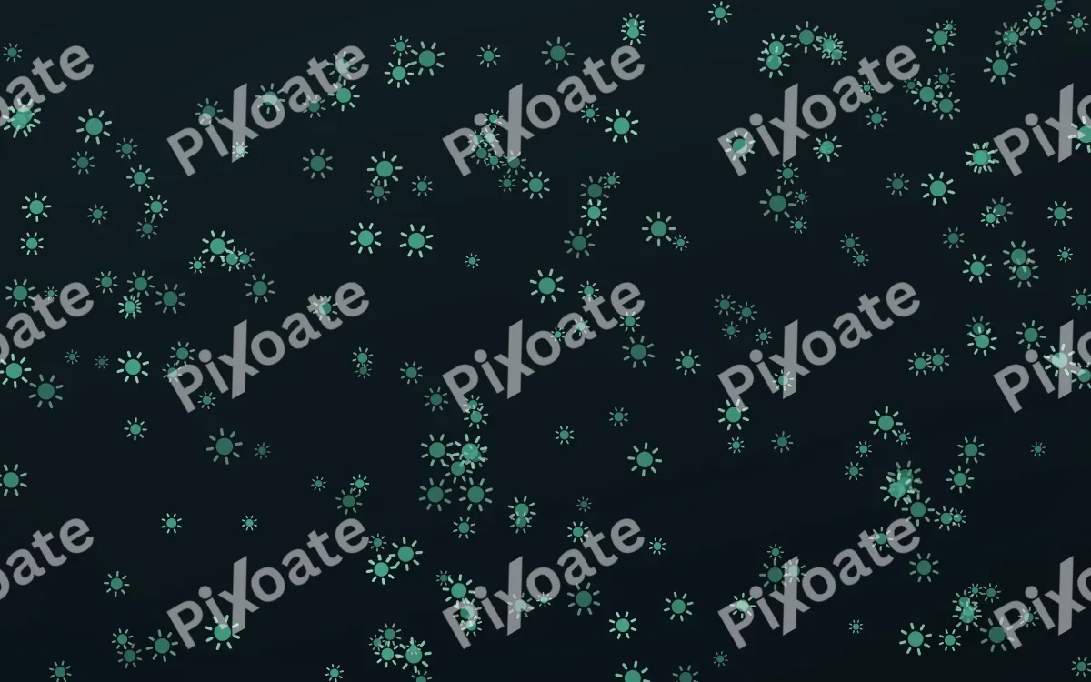 Midnight Garden Suns Dense — dark green and black celestial background