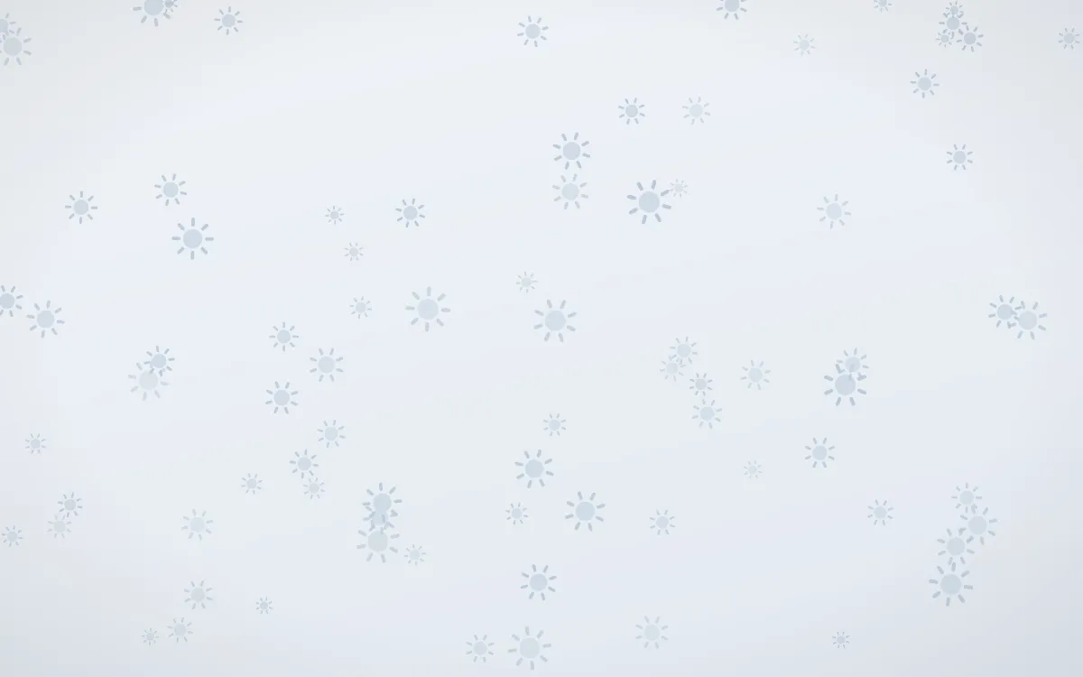 Mist Blue Suns — light blue and white celestial background