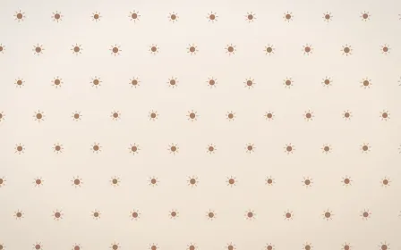 Mocha Milk Suns Tiled — light orange and white celestial background