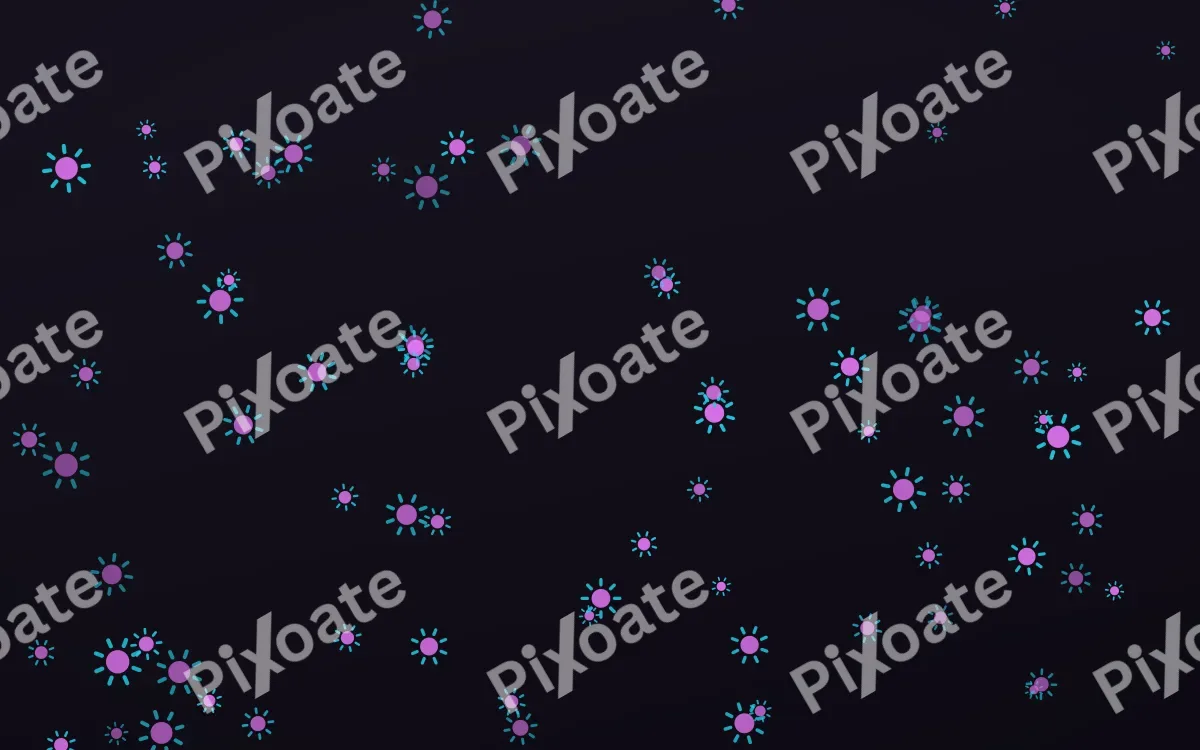 Neon Noir Suns — dark purple, teal and black celestial background