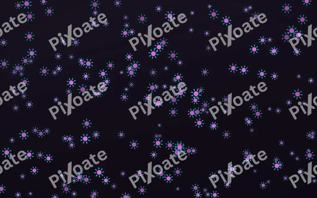 Neon Noir Suns Dense — dark purple, teal and black celestial background