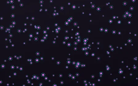Neon Noir Suns Dense — dark purple, teal and black celestial background