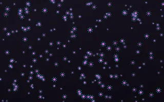 Neon Noir Suns Dense II — dark purple, teal and black celestial background, variation II