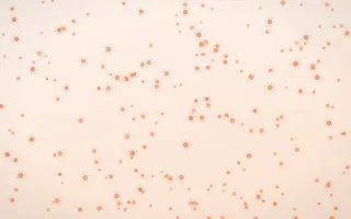 Peach Fuzz Suns Dense II — light orange and white celestial background, variation II
