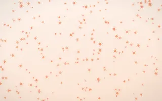 Peach Fuzz Suns Dense III — light orange and white celestial background, variation III