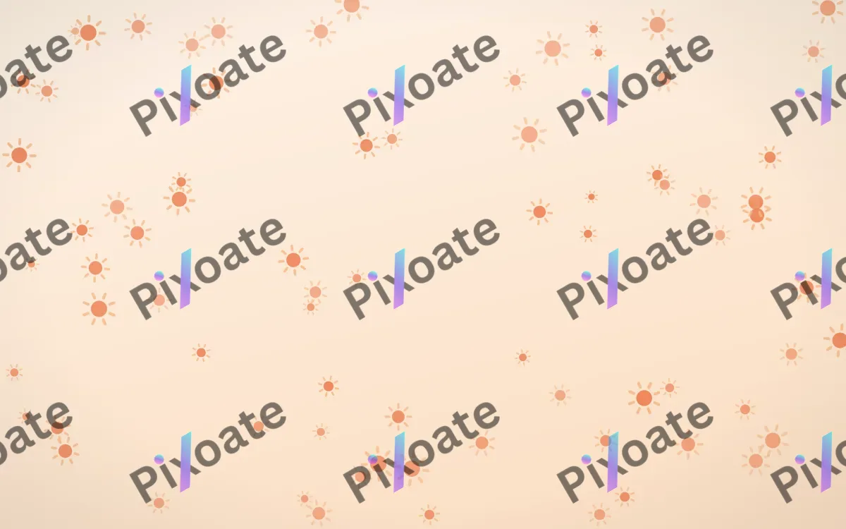 Sunset Pop Suns — light orange and beige celestial background