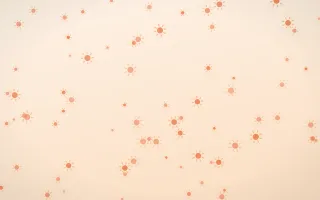 Sunset Pop Suns II — light orange and beige celestial background, variation II