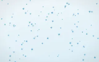Arctic Frost Twinkles — light blue and white celestial background