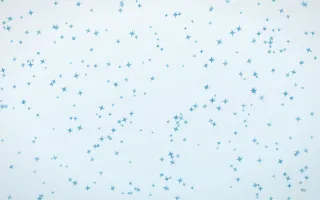 Arctic Frost Twinkles Dense II — light blue and white celestial background, variation II